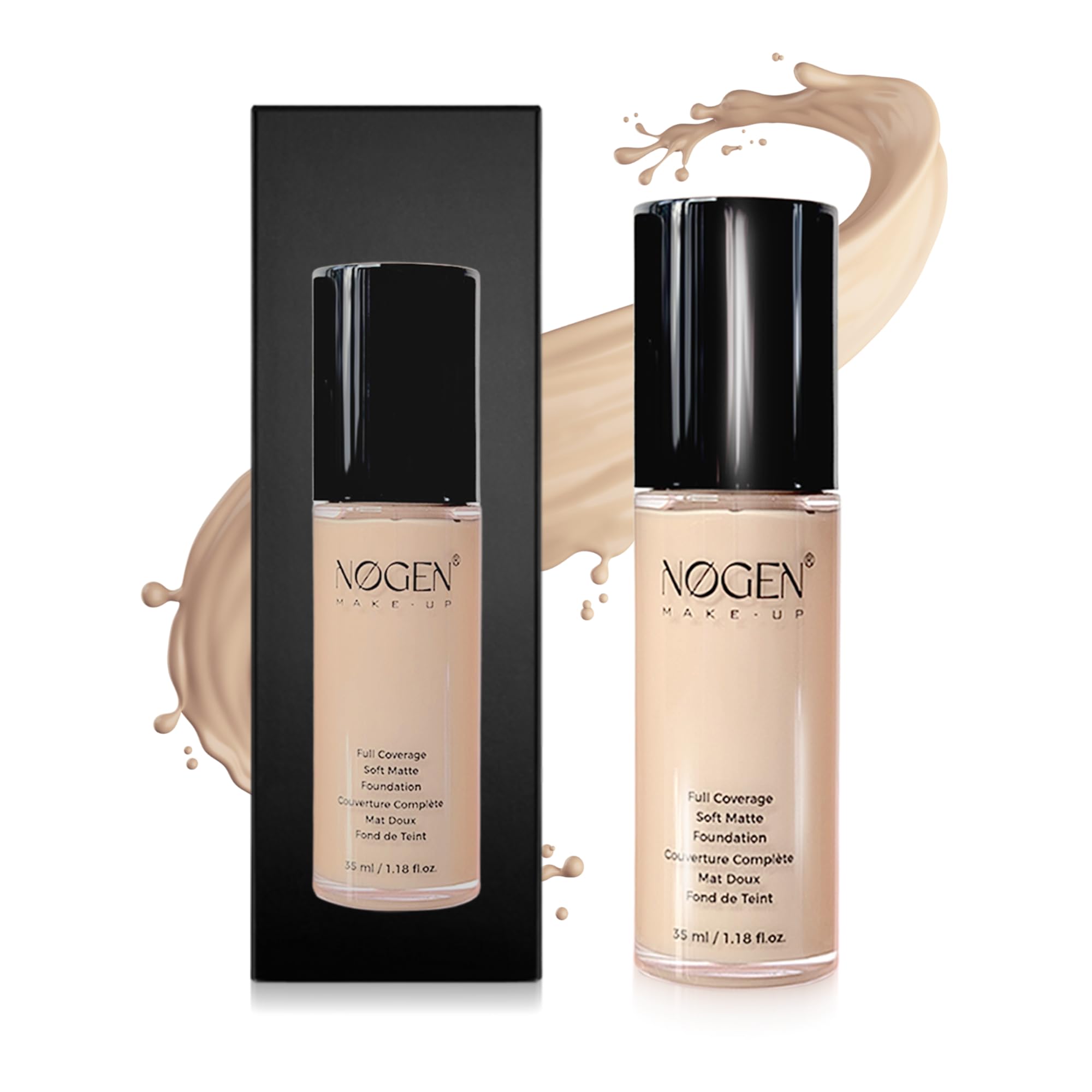 NØGEN Foundation Full Coverage: Matte Long-Lasting Makeup for a